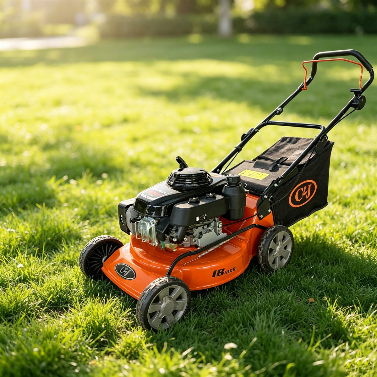 Household 18-Inch Gas Lawn Mower